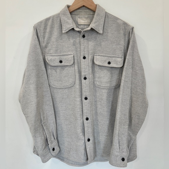 Everlane Other - Everlane Grey Wool Button Down Shirt